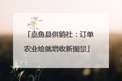 嘉鱼县供销社：订单农业绘就增收新图景